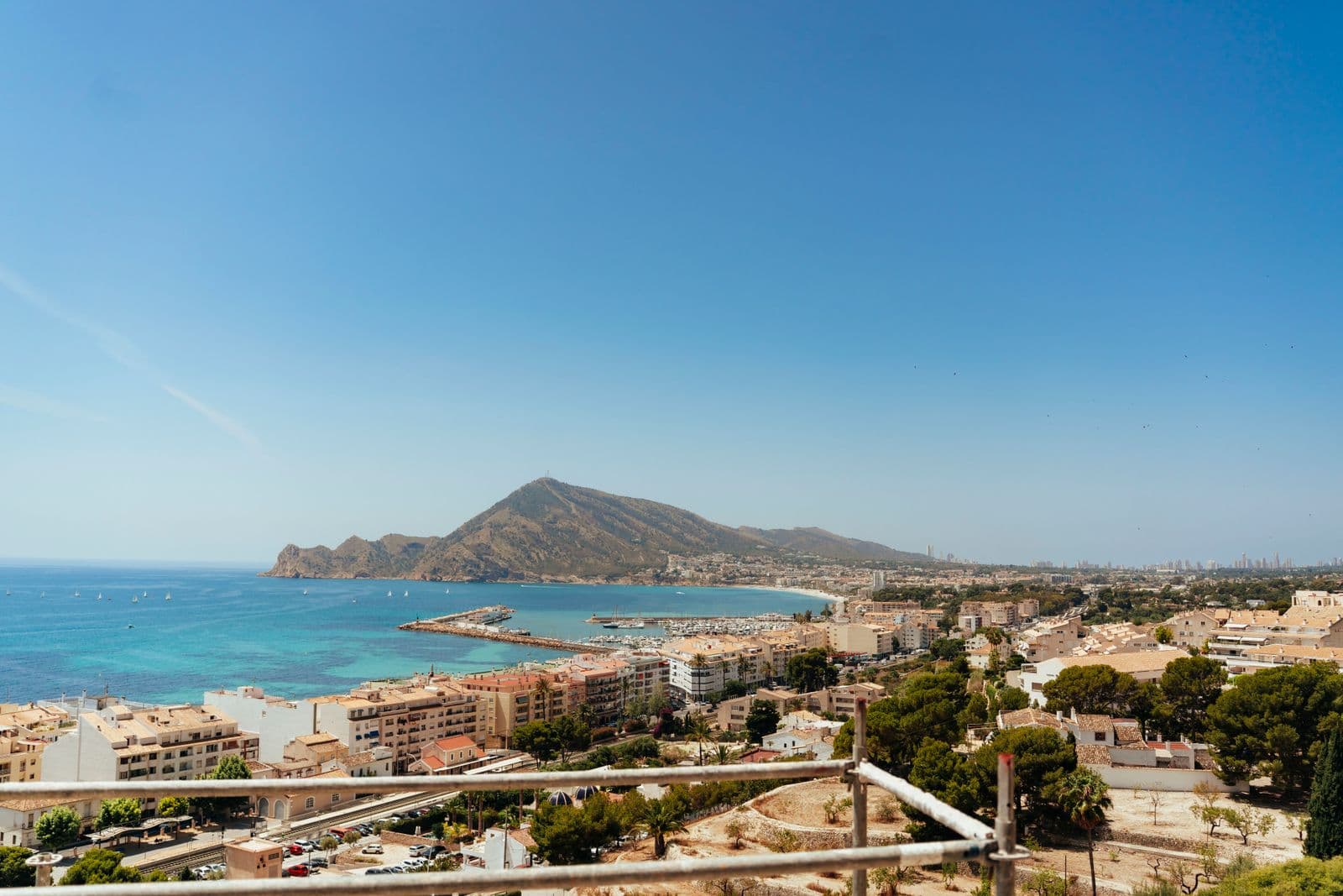 The blue-domed church above Altea, on the Valencian coast