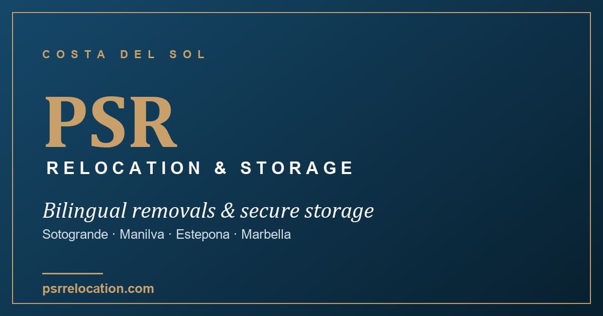 PSR Relocation & Storage SL — Relocation & Moving Services