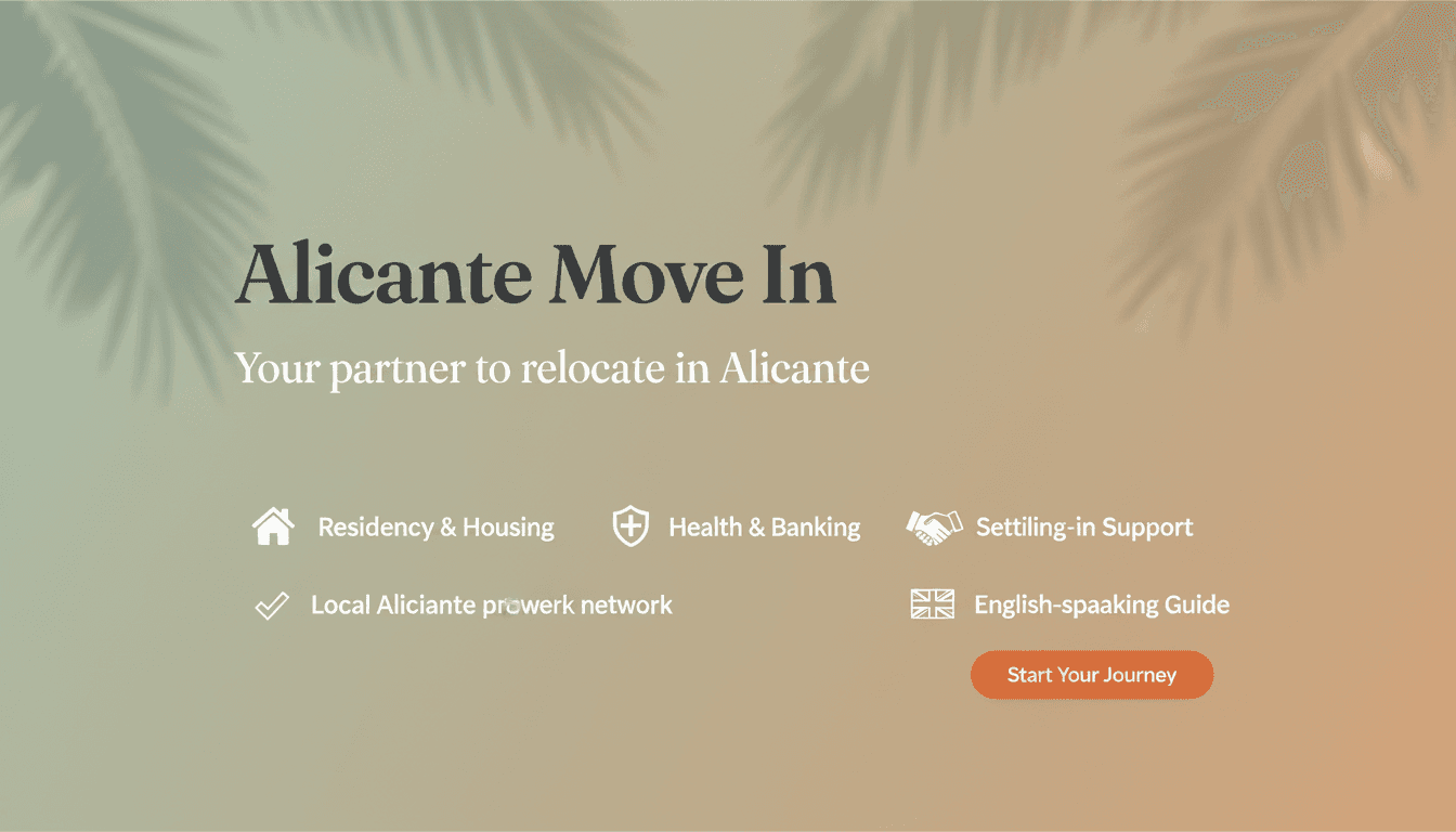 Alicante Move In — Relocation & Moving Services
